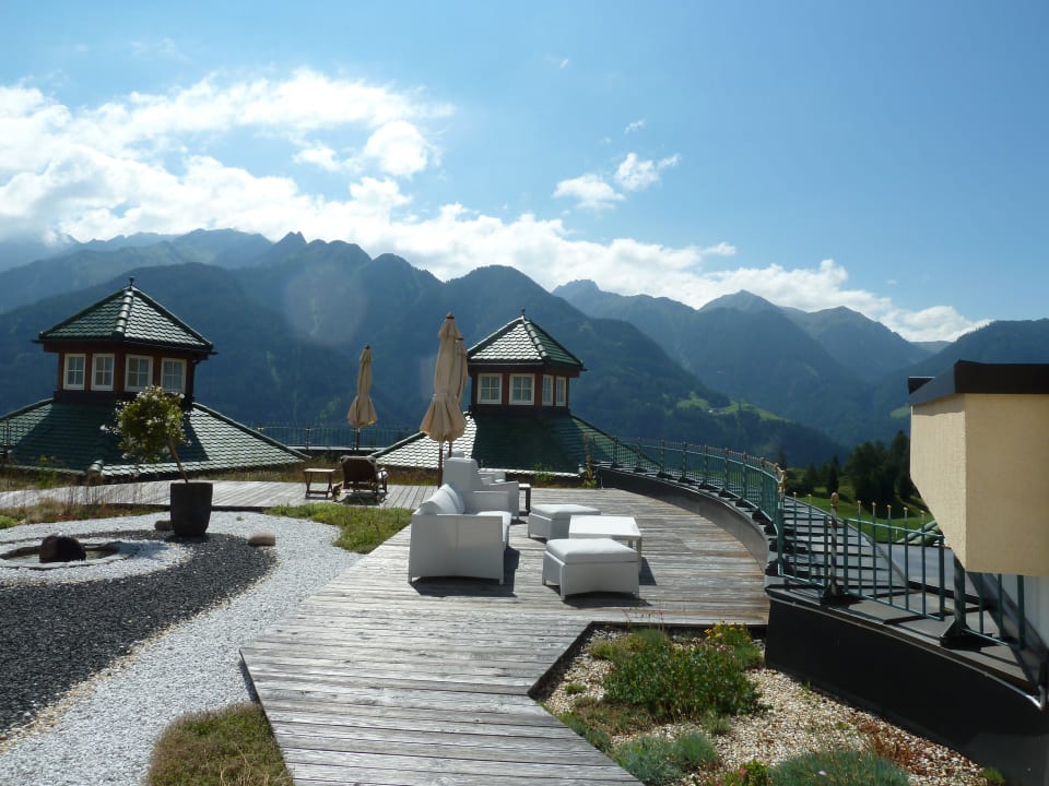 Einer von vielen Ruhebereichen Wellnessresidenz Schalber