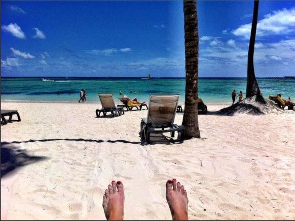 View of beatiful Bavaro Beach Barceló Bávaro Palace