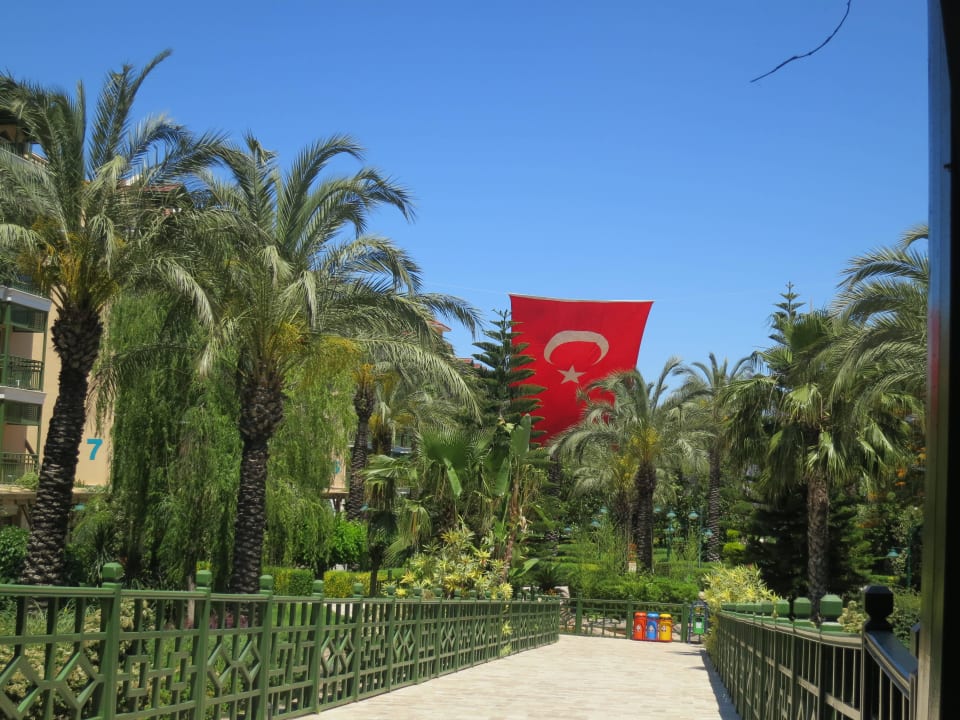 Türkische Fahne am Nationalfeiertag Crystal Paraiso Aqua Collection