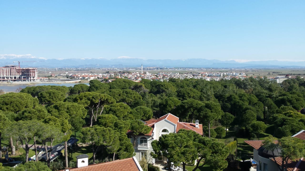 Aussicht vom Turm auf dem Golfplatz Maxx Royal Belek Golf Resort