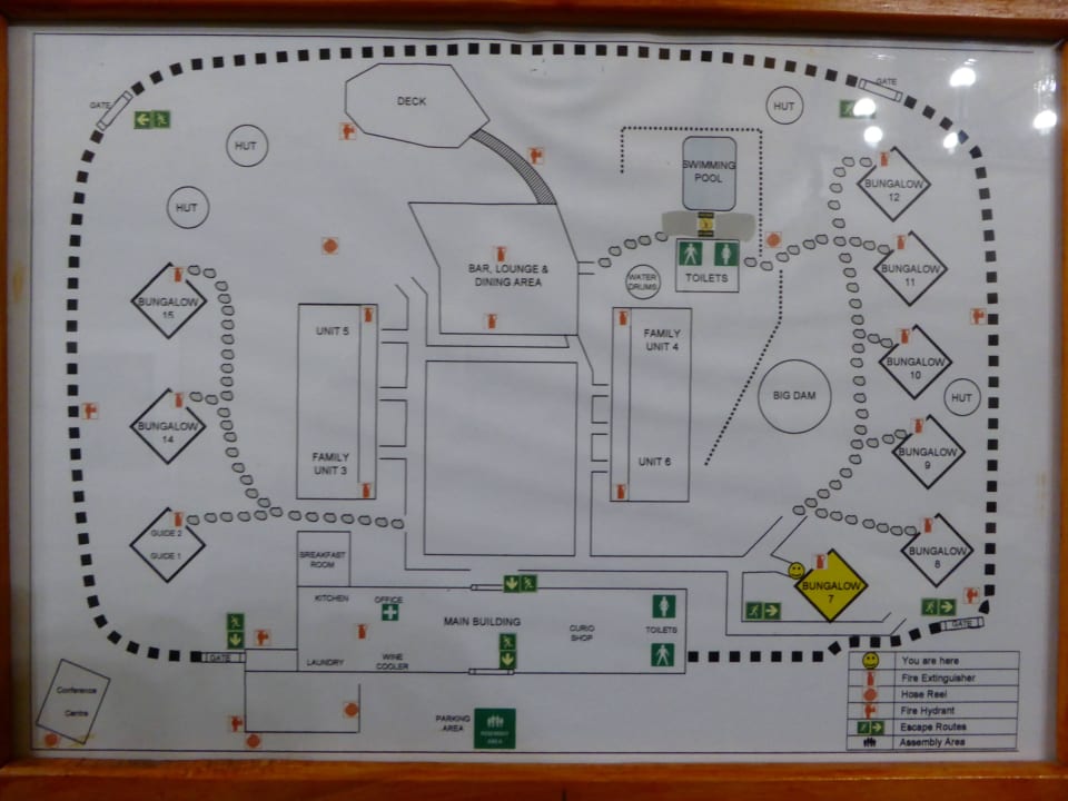 Lageplan Hotel Frans Indongo Lodge