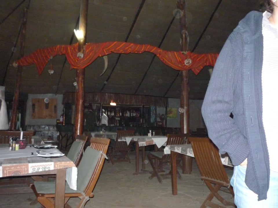 Hier haben wir immer gut gegessen Aruba-Mara Camp