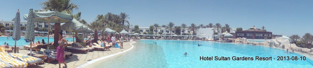 Główny basen Sultan Gardens Resort