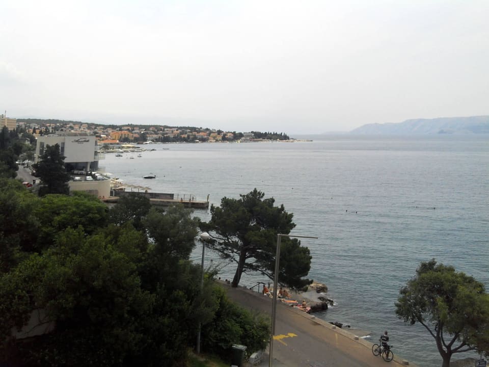 Blick Richtung Selce Hotel Marina