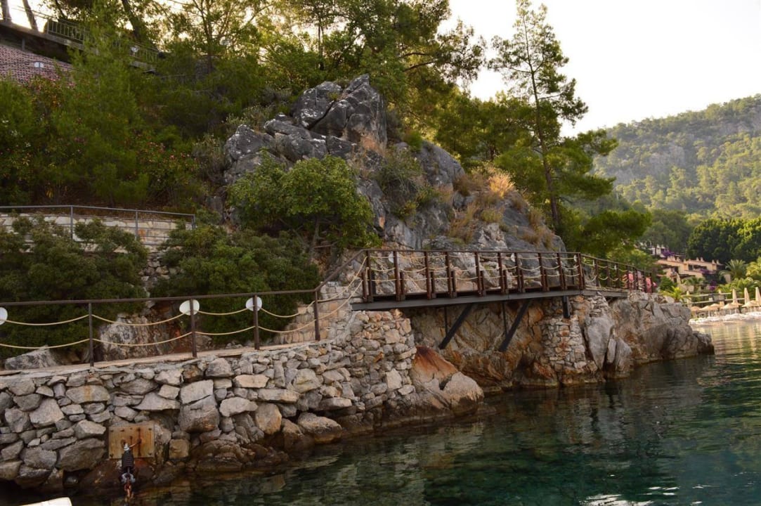 Der Weg zum Silent Beach Hillside Beach Club