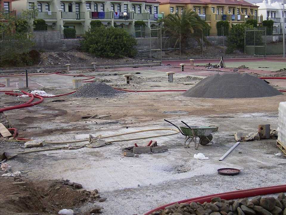 Baustelle Nebenanlage Bungalows Las Vegas Golf