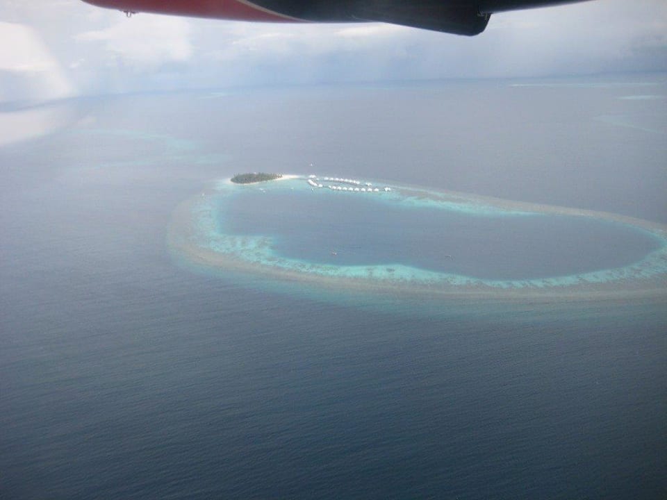Aus dem Wasserflugzeug ananea Diamonds Athuruga