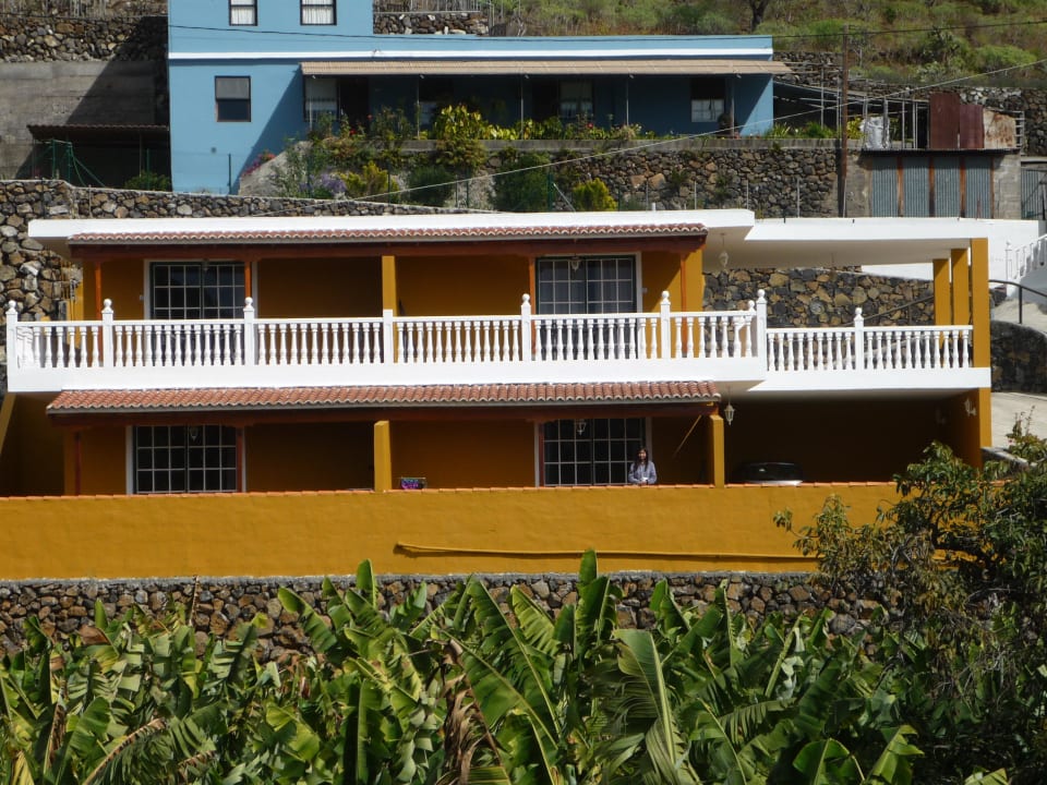 Terrasse über Bananengarten Casa Berigoyo