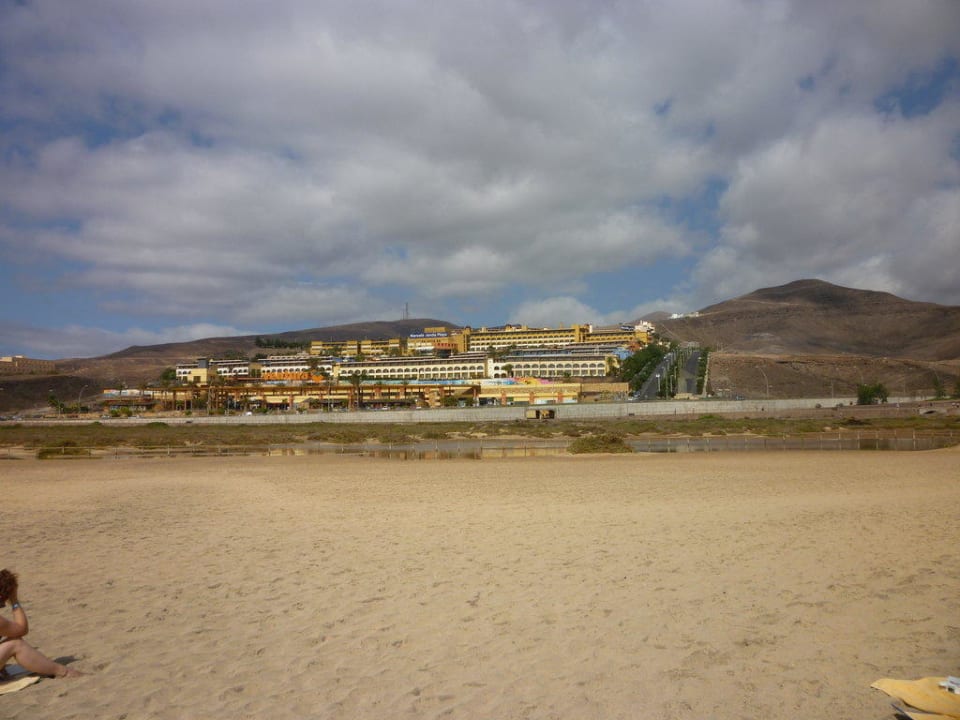Hotel vom Strand aus gesehen Occidental Jandía Playa