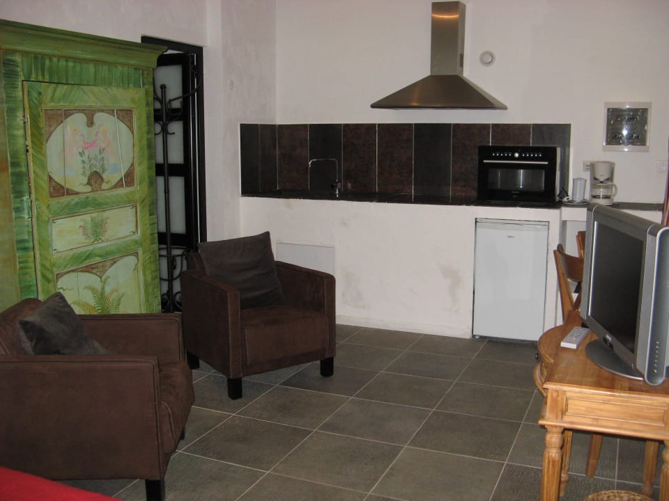 Küchenecke Hotel Auberge De La Poulcière