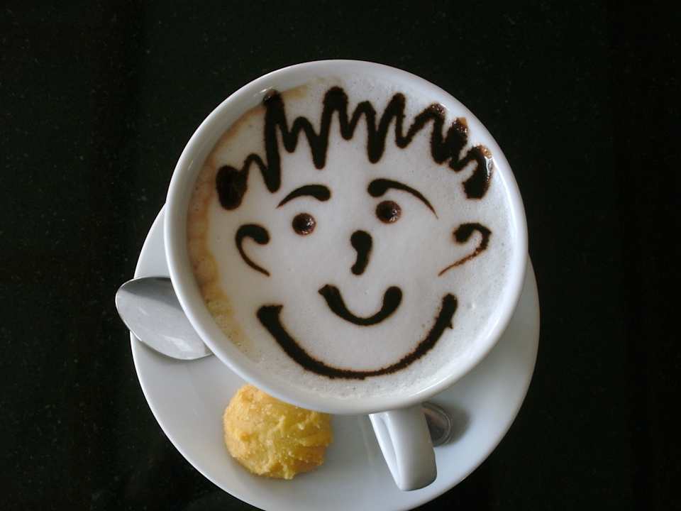 Capucino im Columbus Cafe Pickalbatros Dana Beach Resort - Hurghada