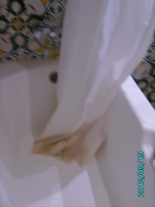 Versiffter Duschvorhang Alassio Hotel and Thalasso