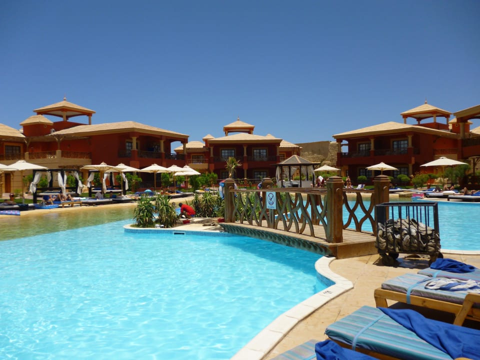 Ruhepool im 400er Bereich Pickalbatros Alf Leila Wa Leila Resort - Neverland Hurghada