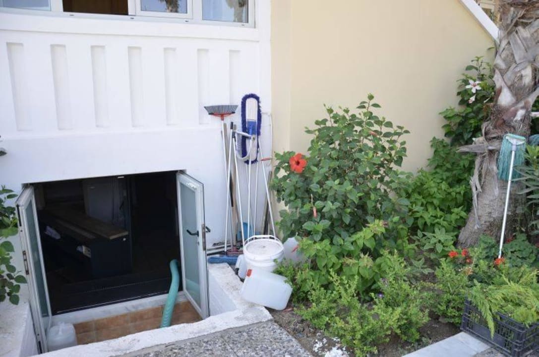 Putzmaterial zu jeder Zeit überall Hotel Aegean Houses