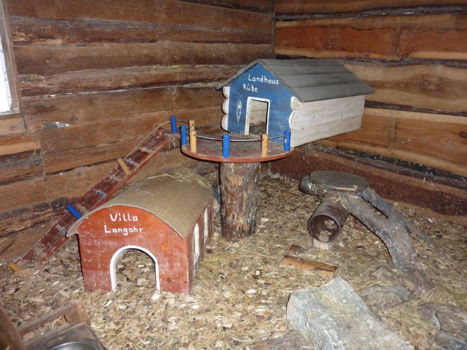 Auch die Hasen haben eine eigene Wohnung Familienhotel Ebbinghof