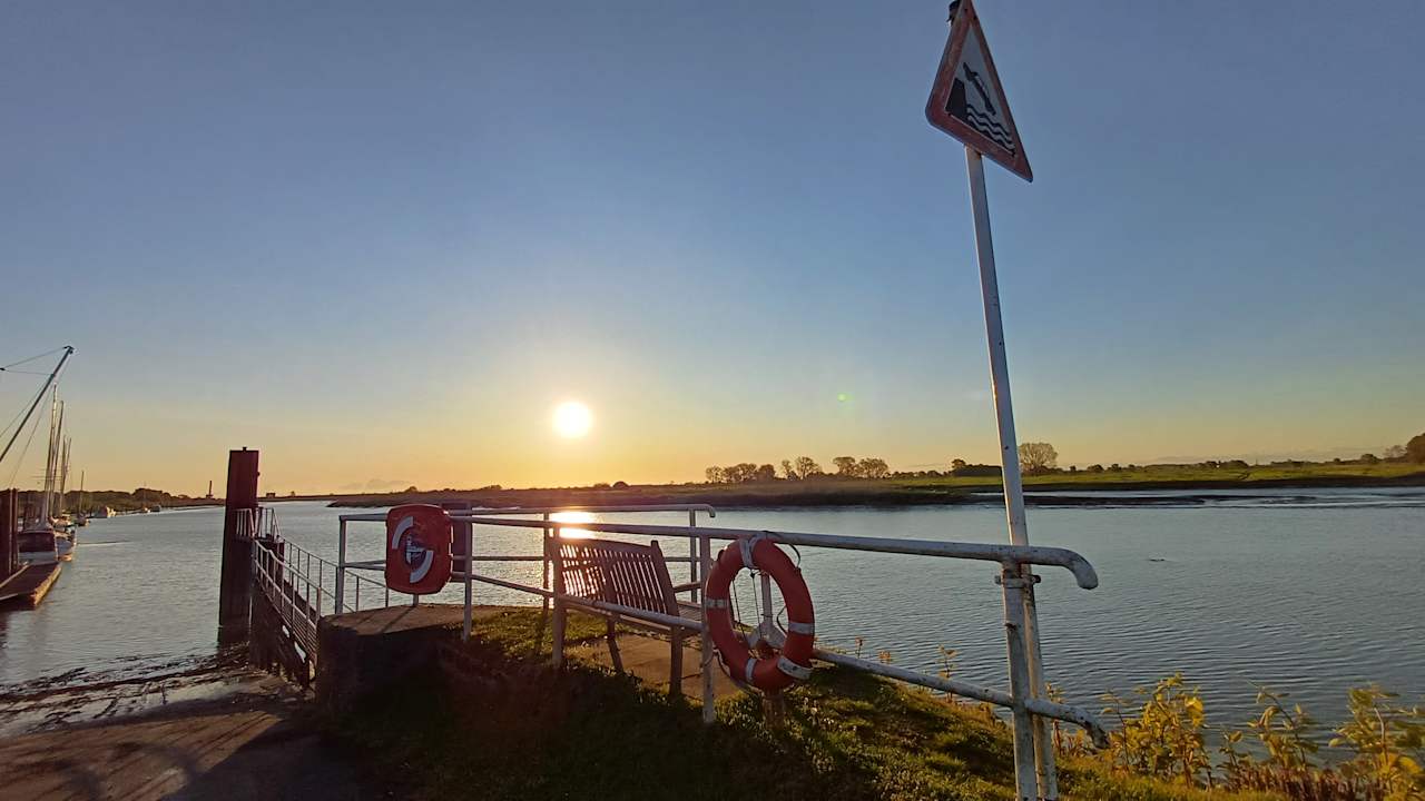 Ausblick Hotel Fährhaus Wischhafen