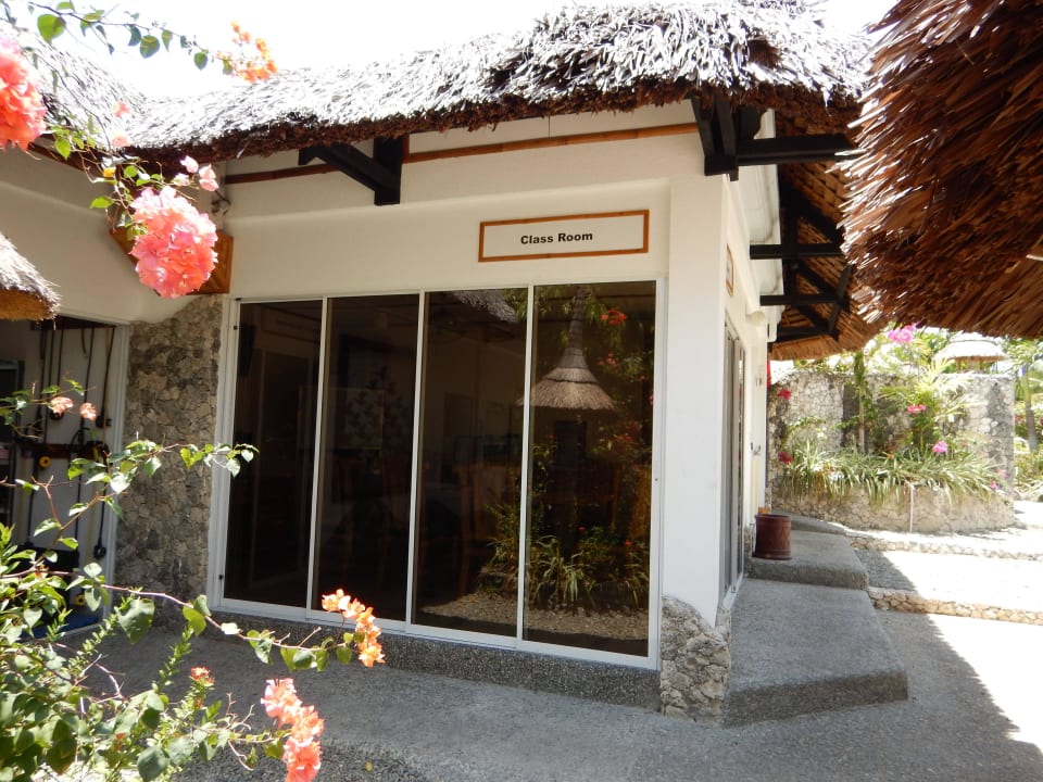 Unterrichtsraum der Tauchschule Hotel Dolphin House