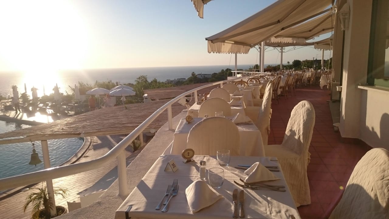 Restaurantterrasse Hotel Paradiso Terme Resort & SPA