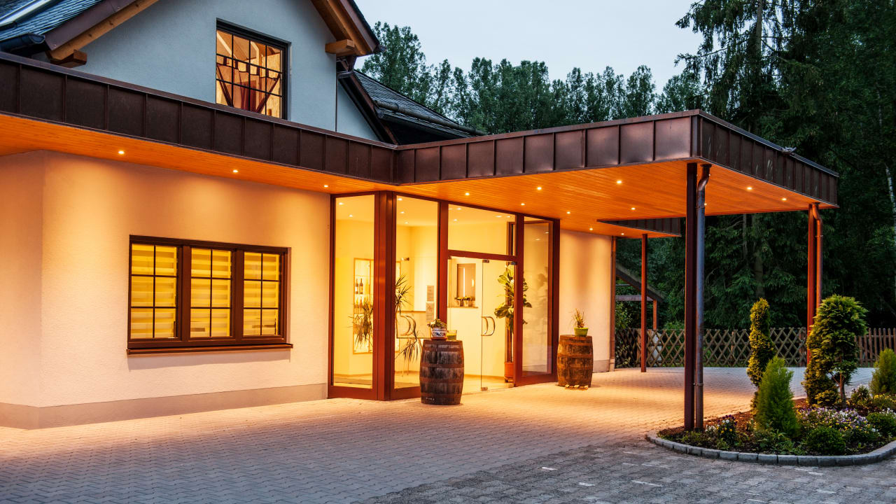 Außenansicht Land-gut-Hotel Forellenhof