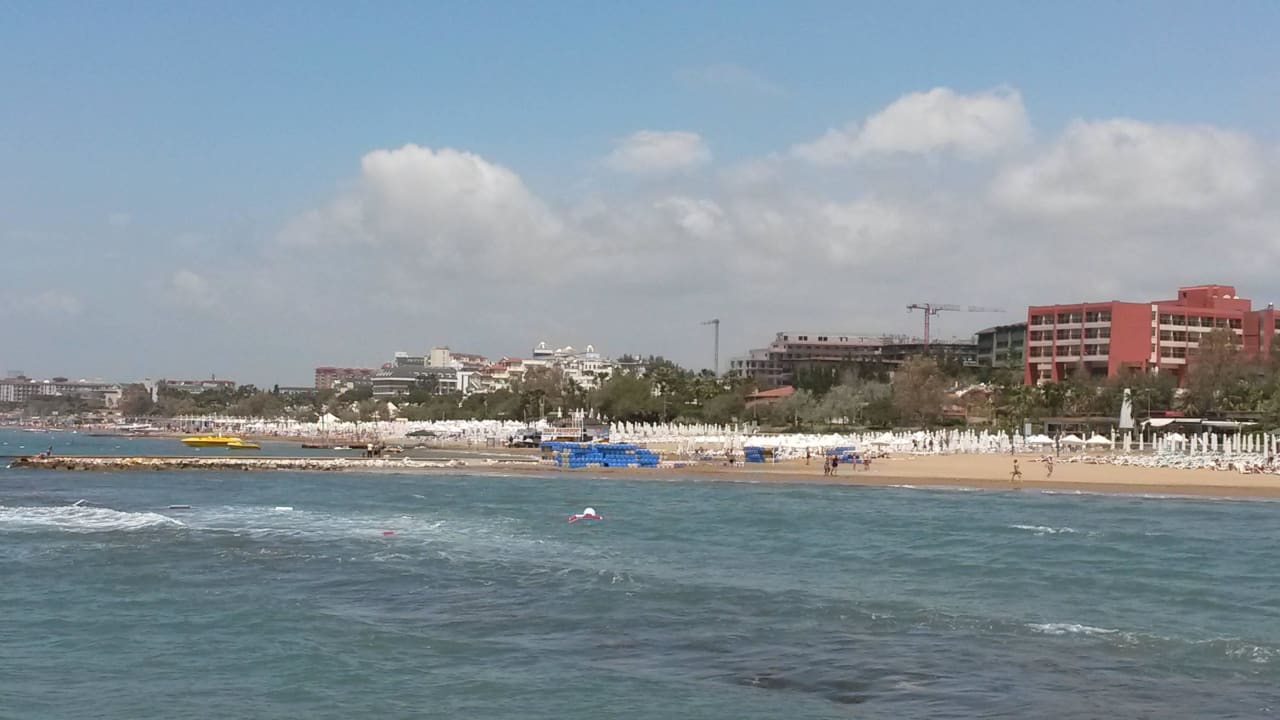 Von pier ausgesehen nach Kumkoy PALOMA Perissia