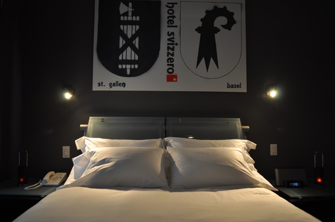 Dark night Swiss Hotel