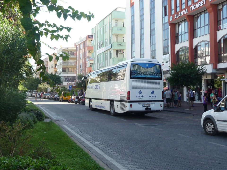 Hotelbus zum Markt nach Alanya Saphir Resort & Spa