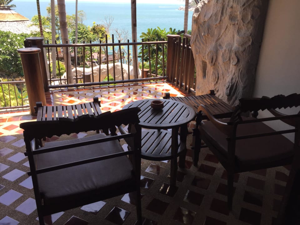 Terrasse vom Zimmer  Panviman Resort Koh Phangan