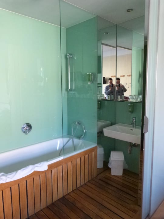 Badezimmer Hotel Papageno