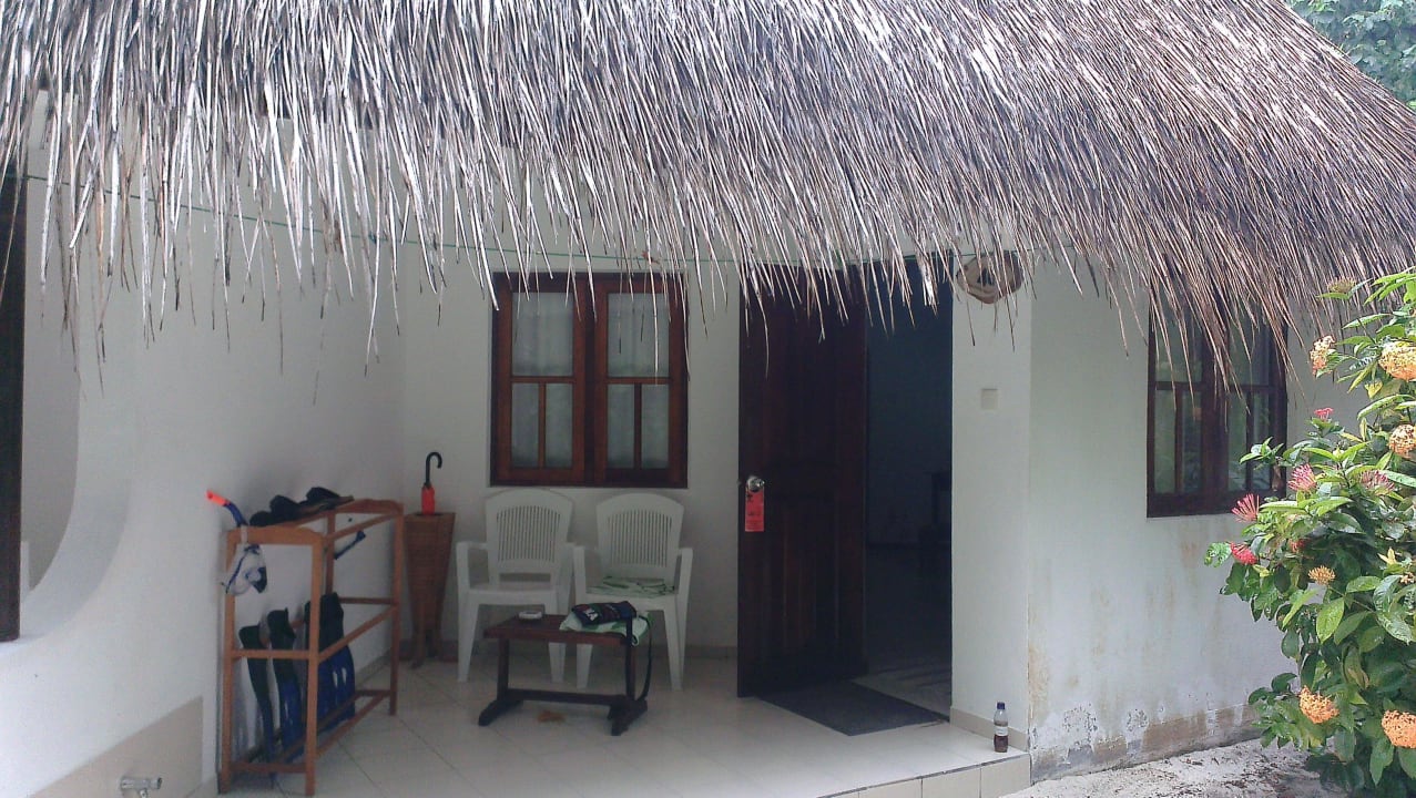 Unser Bungalow Nr. 40 Fihalhohi Maldives