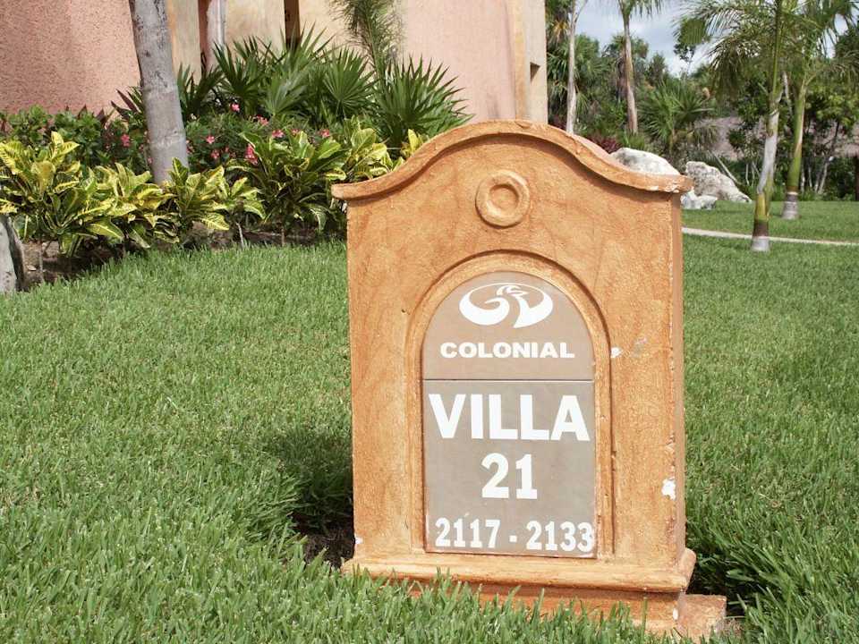 Hinweisschilder Grand Palladium Colonial Resort & Spa