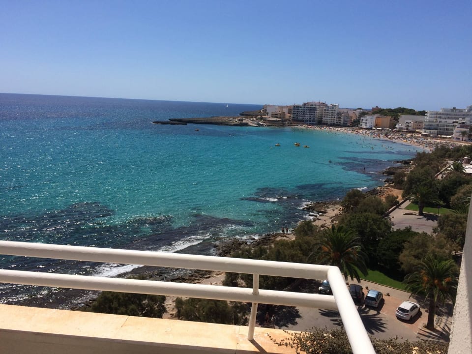 Ausblick vom Balkon (7.Stock) Aparthotel Playa Dorada