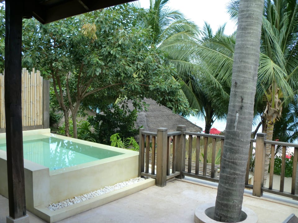 Balkon mit kleinem Pool Anantara Rasananda Koh Phangan -  Villas