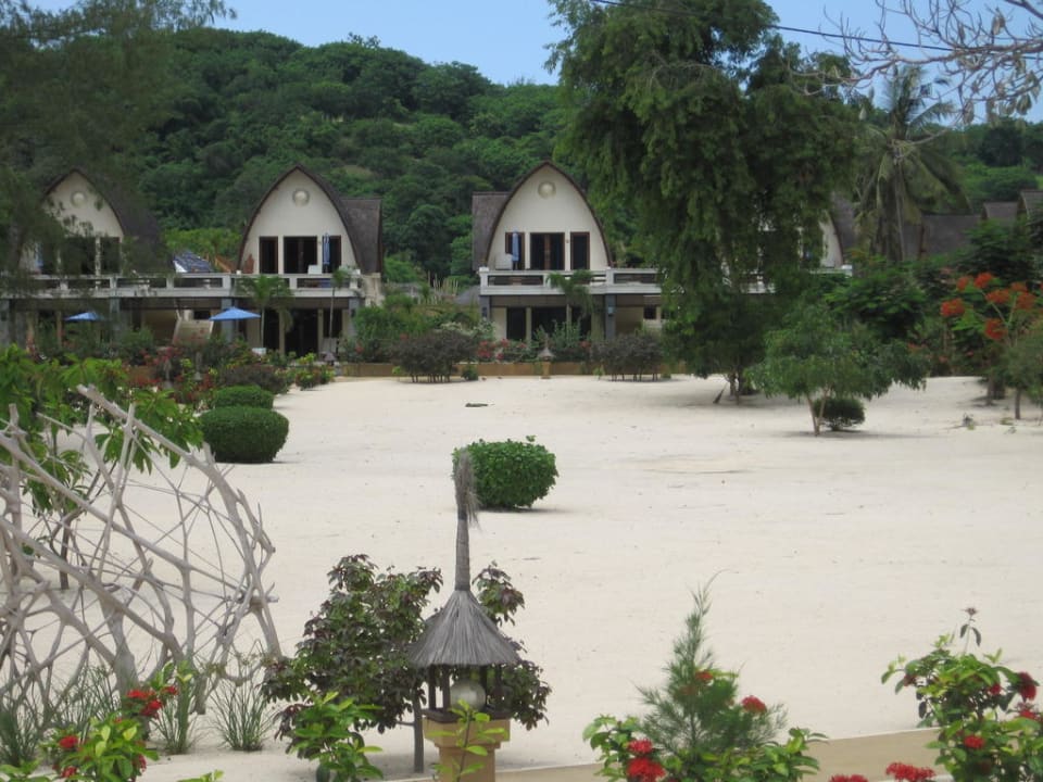 So sehen die Villen aus Hotel Vila Ombak