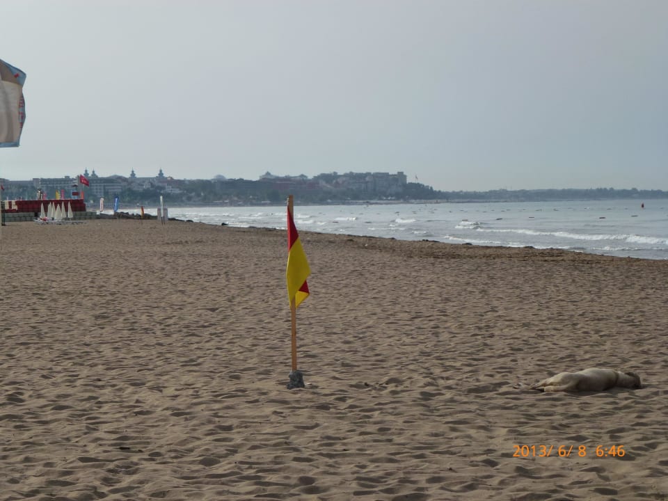 Ruhe am Strand früh am Morgen Dream World Resort & Spa