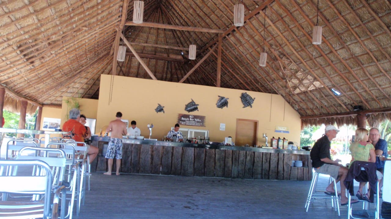 An der Beachbar Grand Sirenis Riviera Maya Resort & Spa