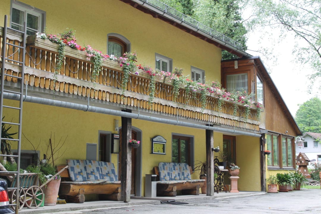 Vom Parkplatz aus gemacht Pension Die Mühle