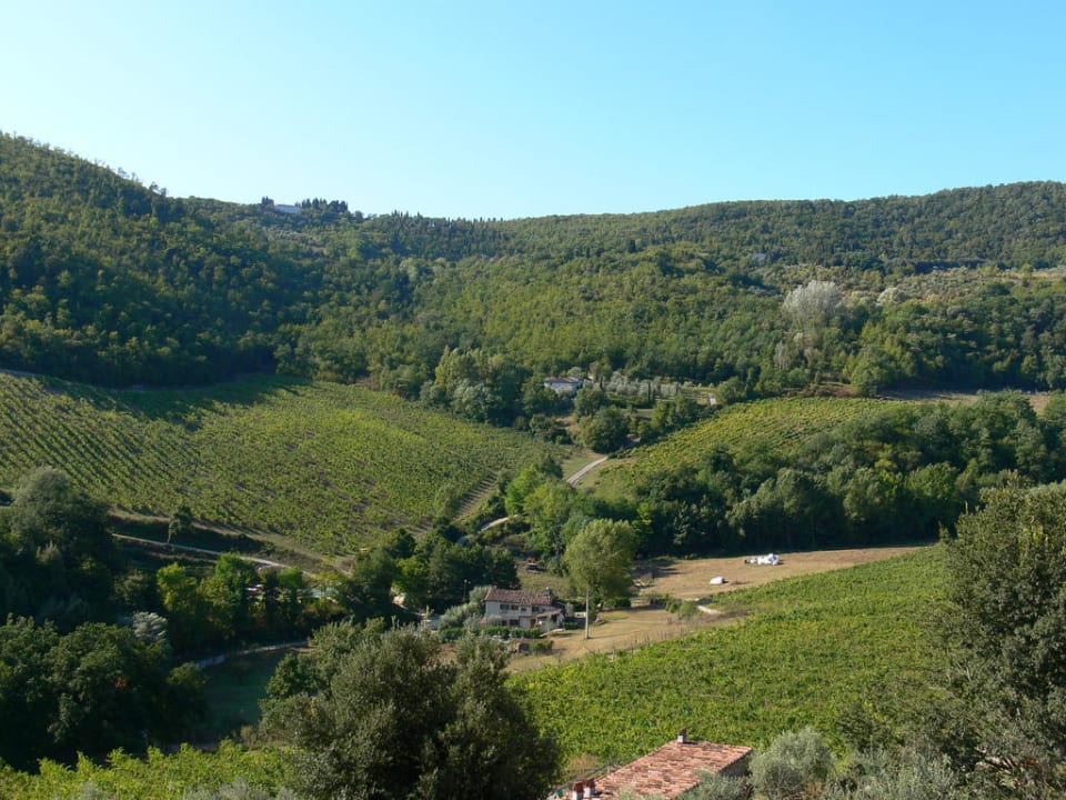 Výhled z okna Agriturismo Fattoria di Castiglionchio