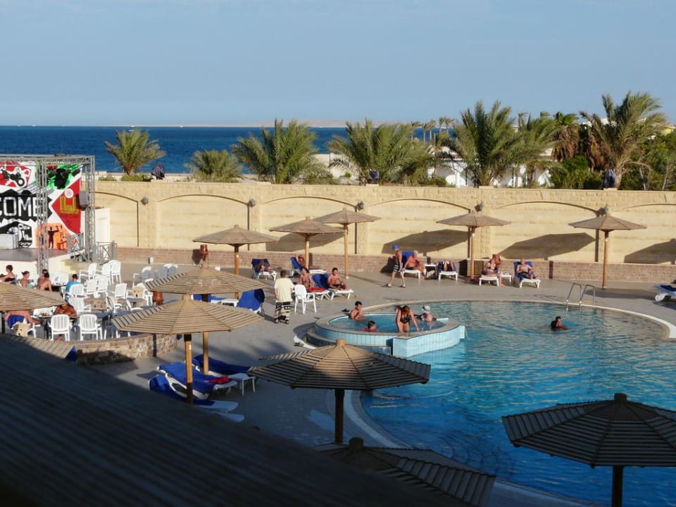 Aussicht Balkon Palm Beach Resort