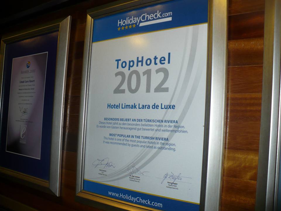 Hotel des Jahres Limak Lara Deluxe Hotel & Resort