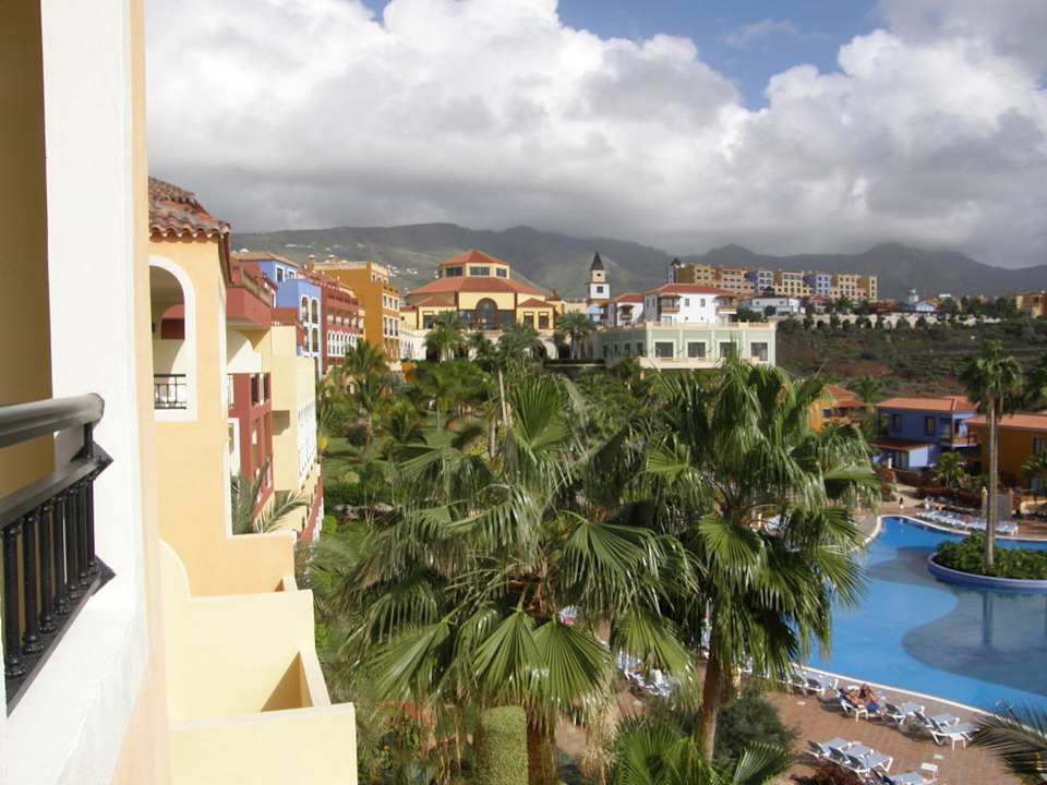 Blick vom Balkon richtung Rezeption, Restaurant Bahia Principe Sunlight Costa Adeje