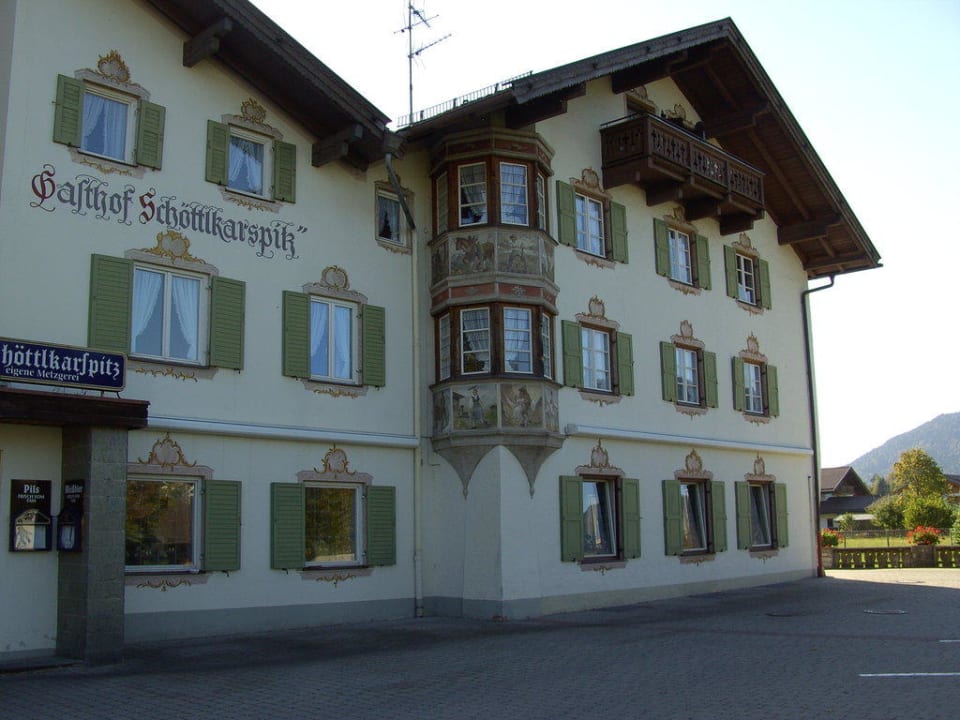 Schöne Außenansicht Gasthof Schöttlkarspitz