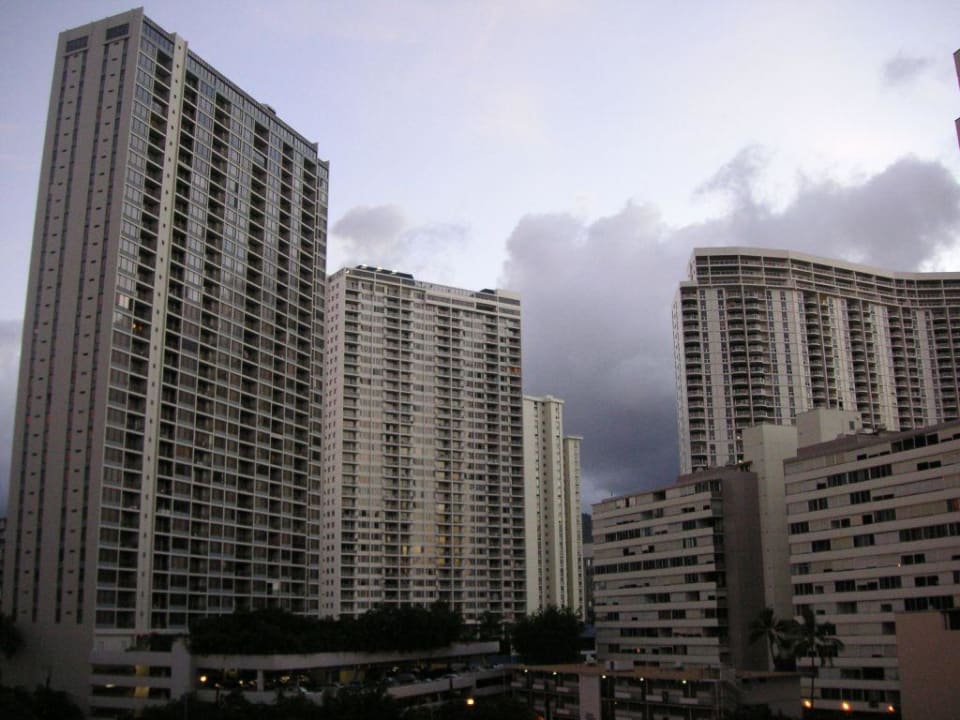 Balkonausblick Hotel Aqua Palms at Waikiki