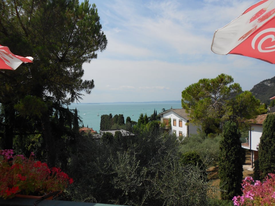 Blick von der Terrasse am Restaurant Hotel Marco Polo