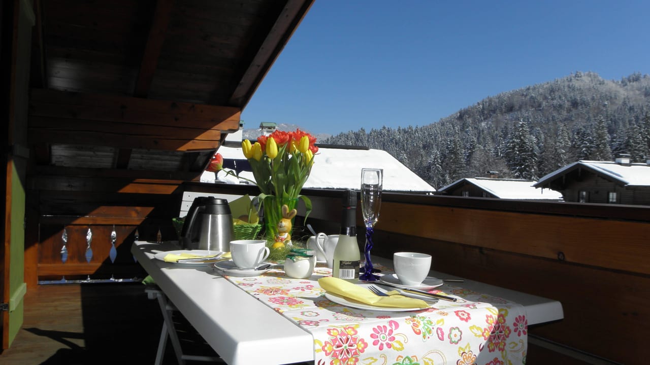 Balkon Ost Haus Davis