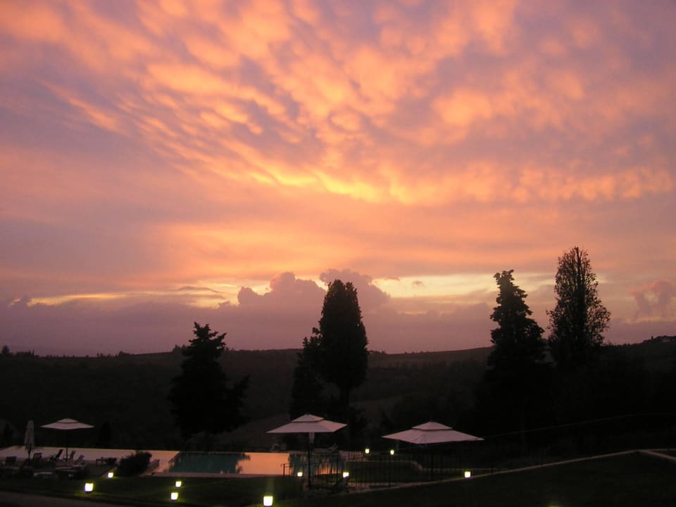 Sunset in San Filippo Villa San Filippo