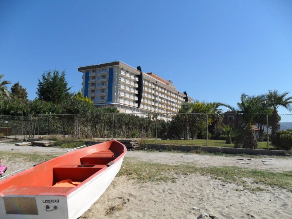 Hotel vom Strand aus Hotel Ephesia