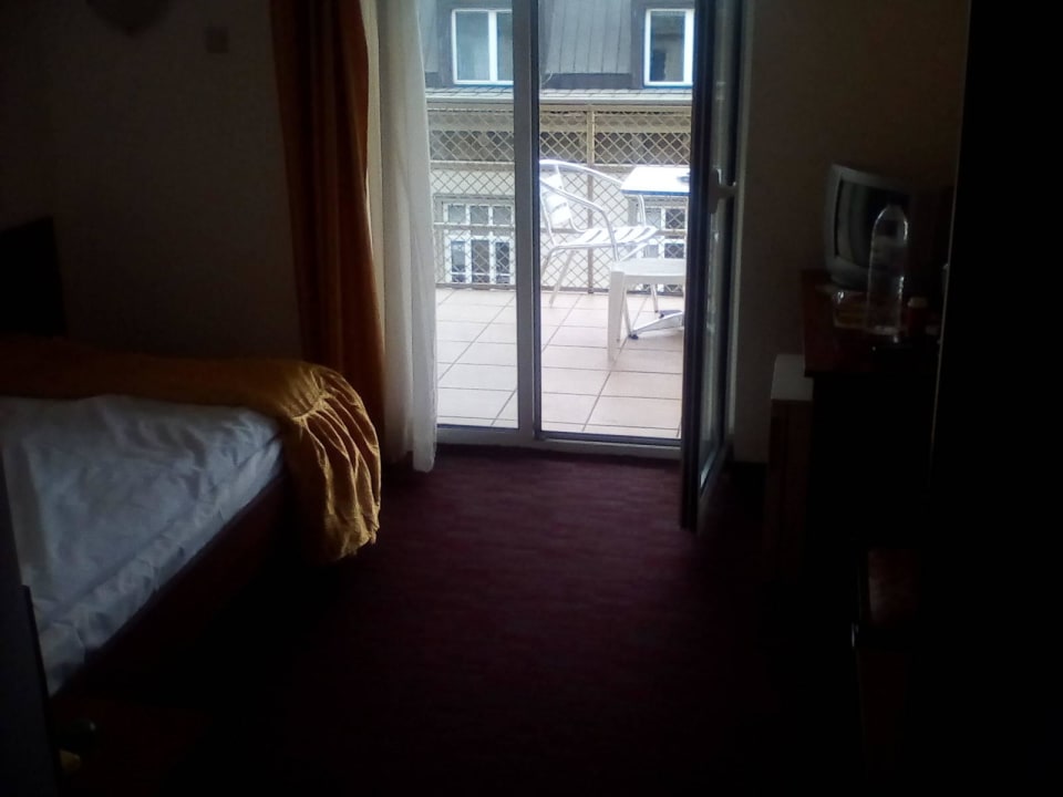 Schöner Balkon! Hotel Slavyanska Beseda