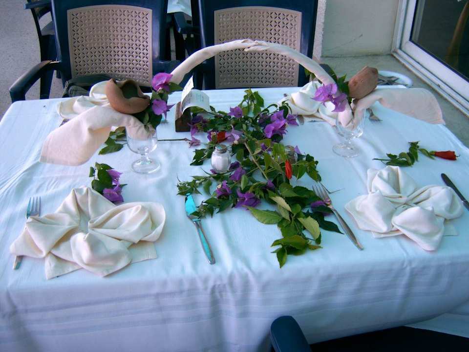 Tischdekoration Houda Golf & Beach Club