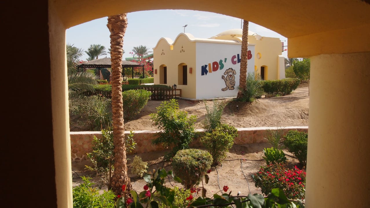 Blick vom Hotel zum Kids Club Jaz Solaya