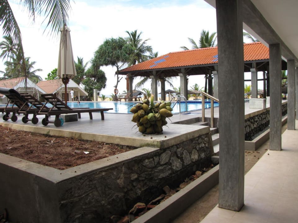 Blick auf den Pool Goldi Sands Hotel